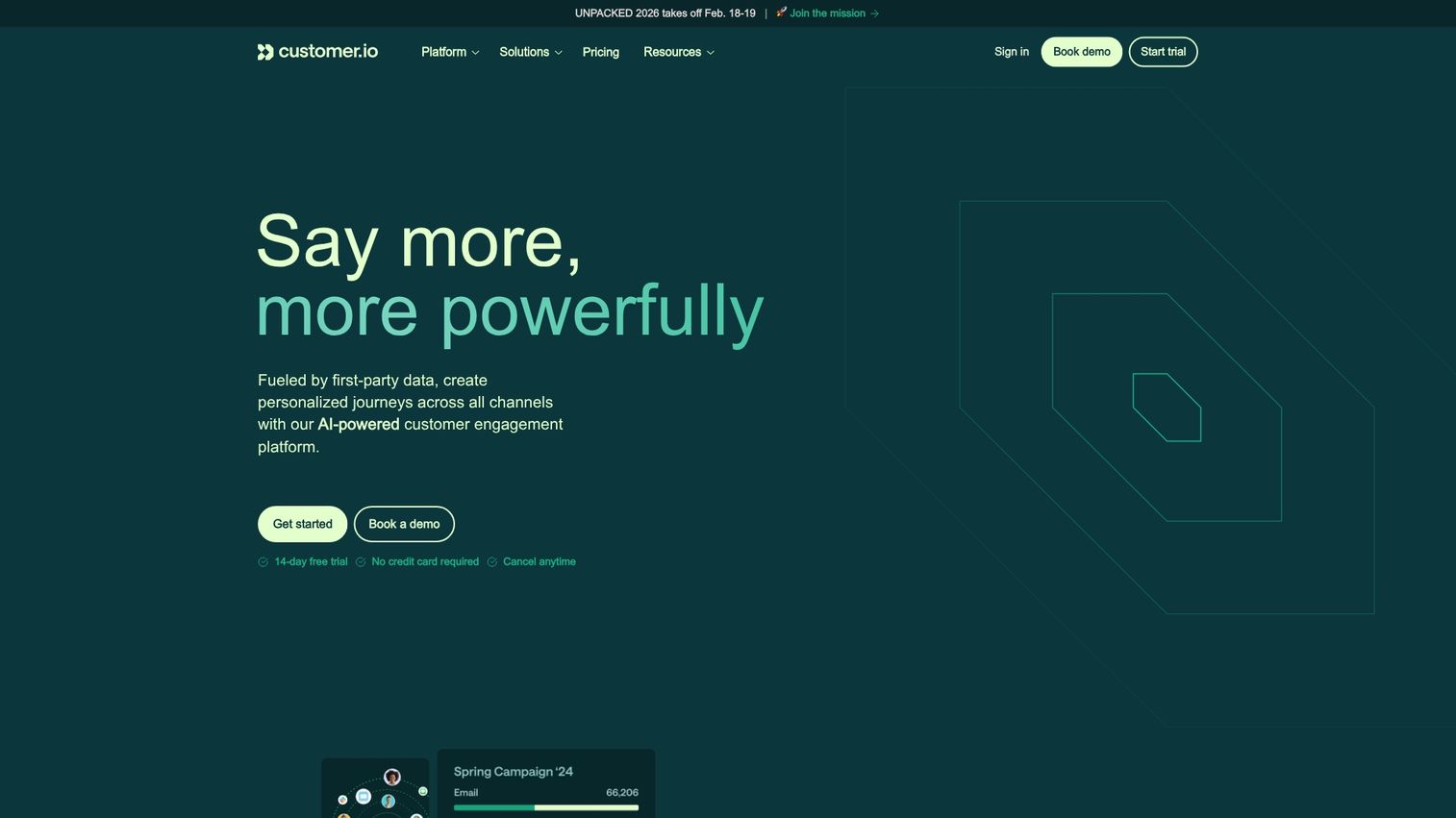 13. Customer.io