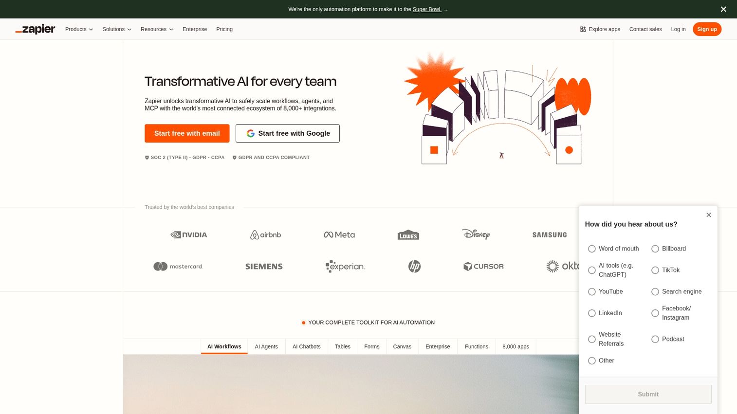 2. Zapier