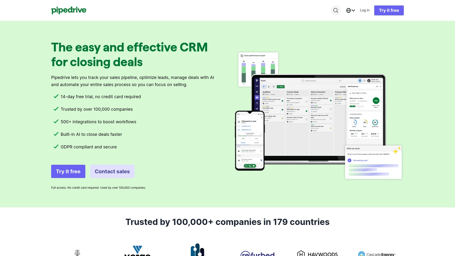 11. Pipedrive AI Sales Assistant