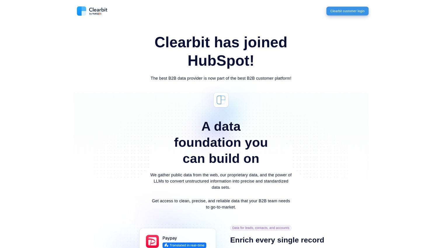 11. Clearbit