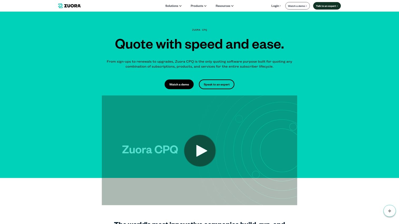10. Zuora CPQ