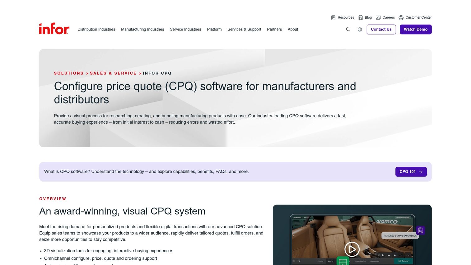 13. Infor CPQ