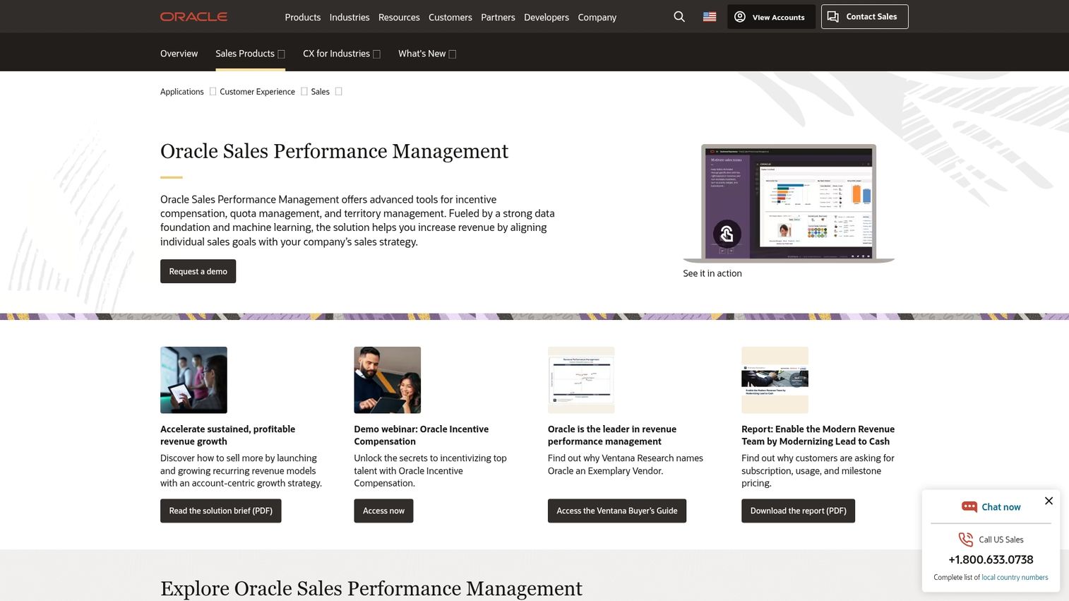9. Oracle Sales Performance Management