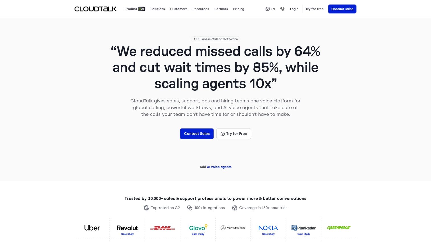 11. CloudTalk
