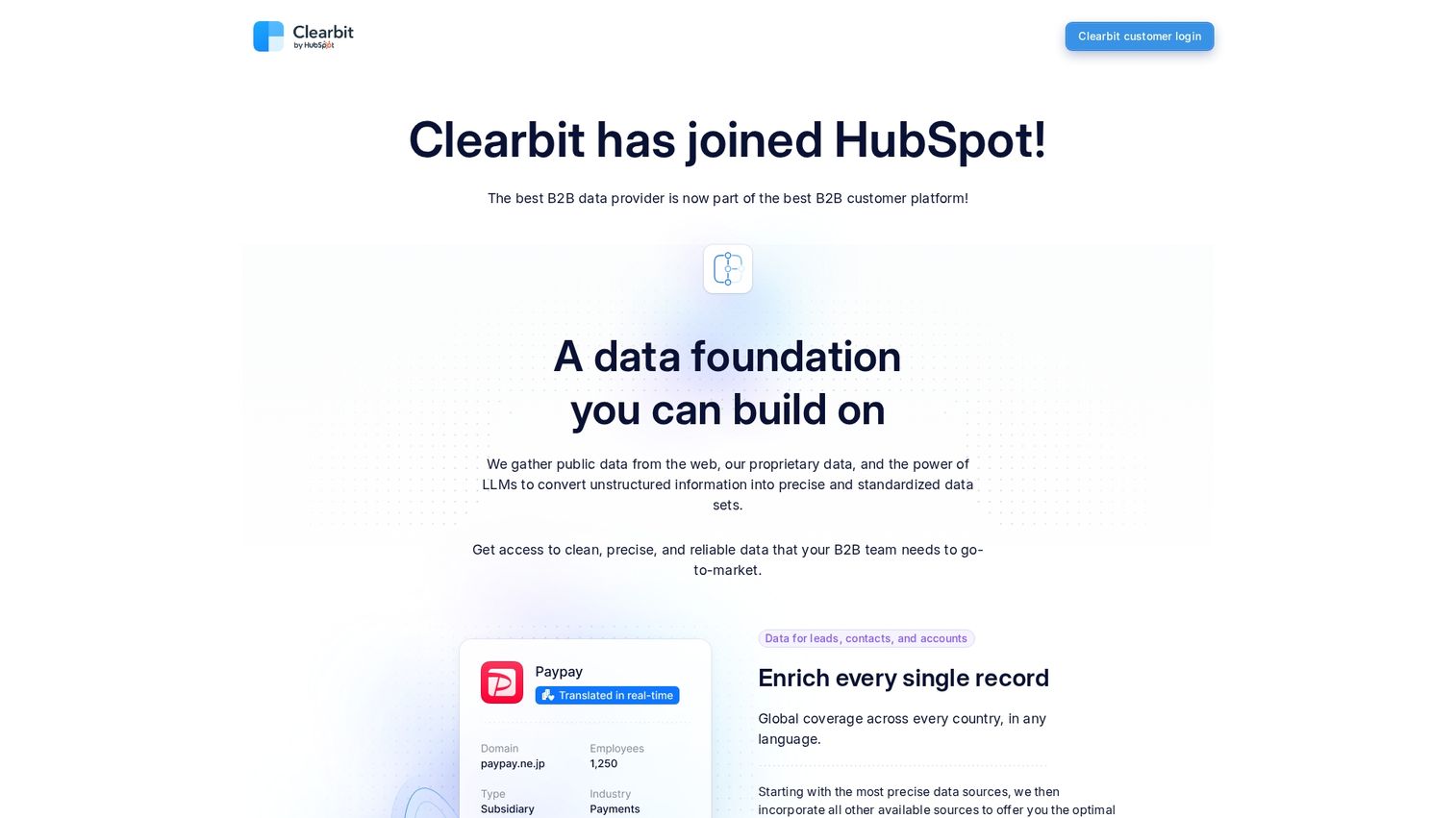 17. Clearbit