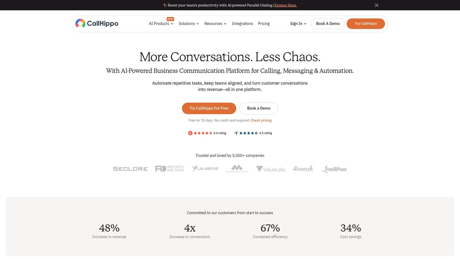 9. CallHippo