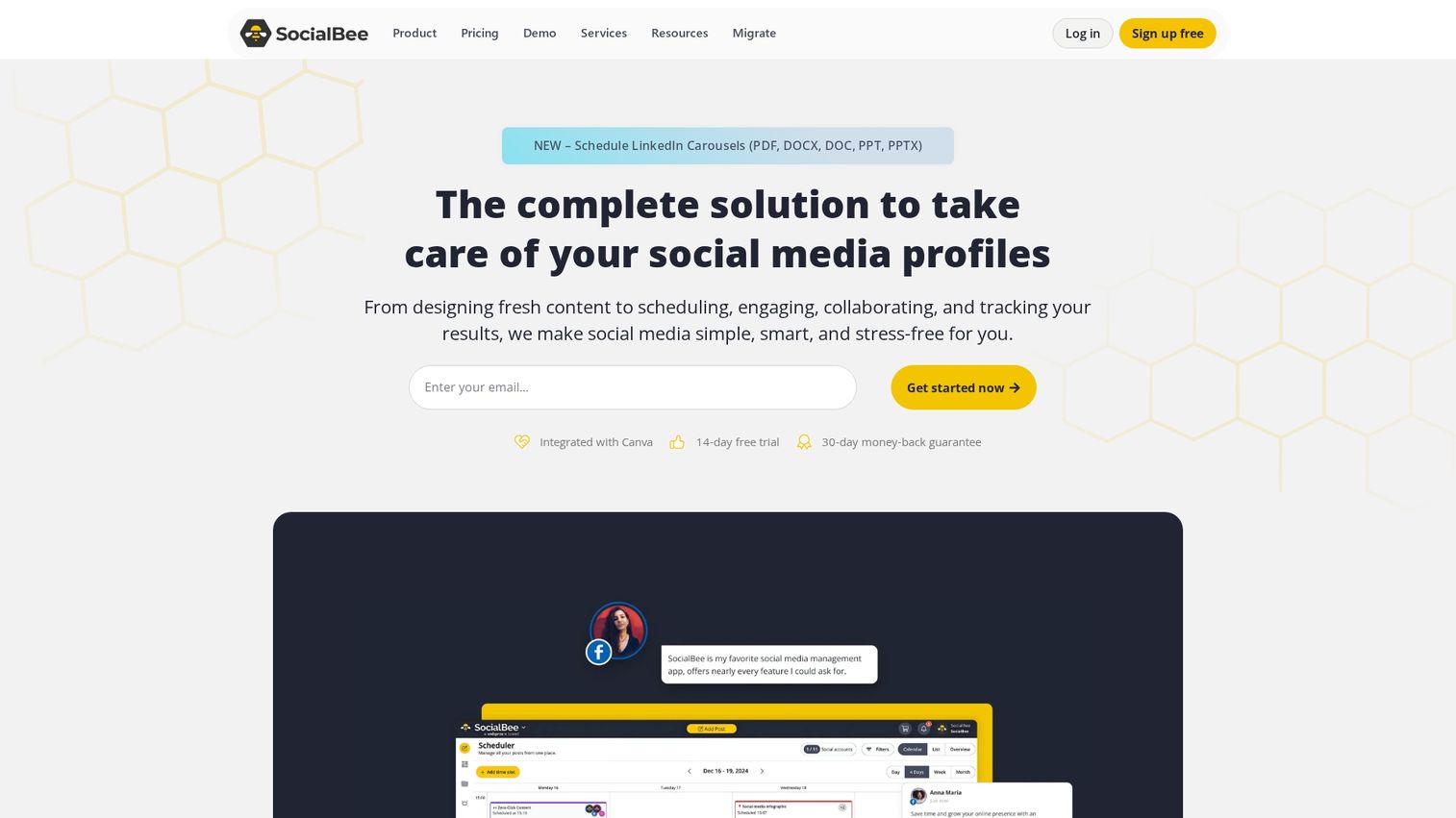 9. SocialBee