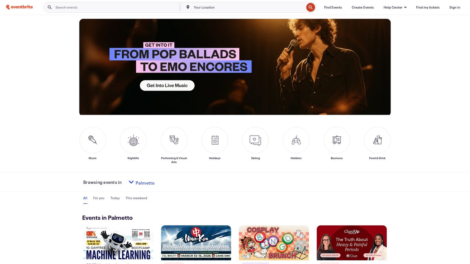 7. Eventbrite