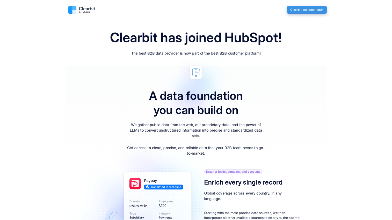 10. Clearbit