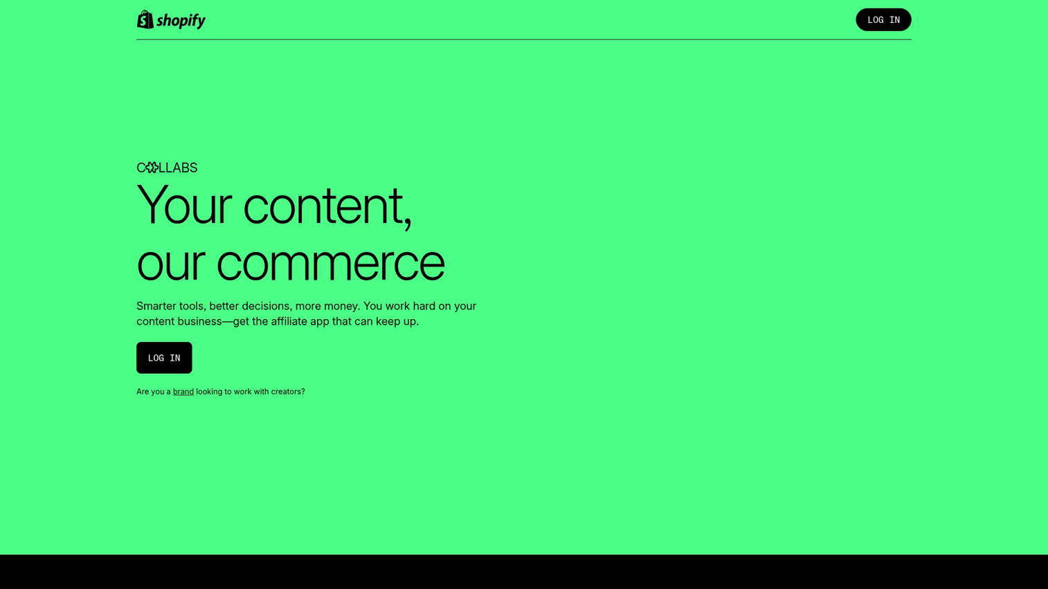 12. Shopify Collabs