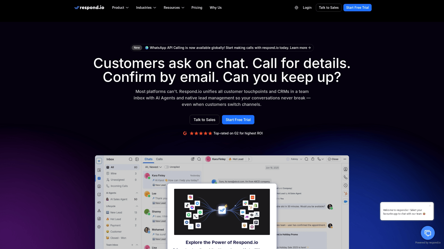 3. respond.io
