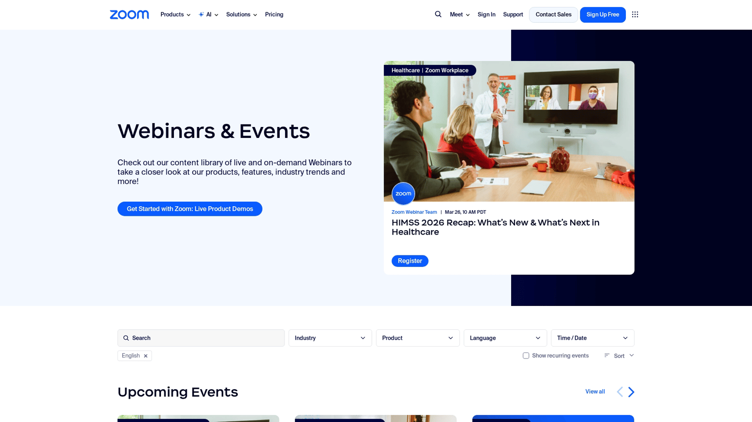13. Zoom Events