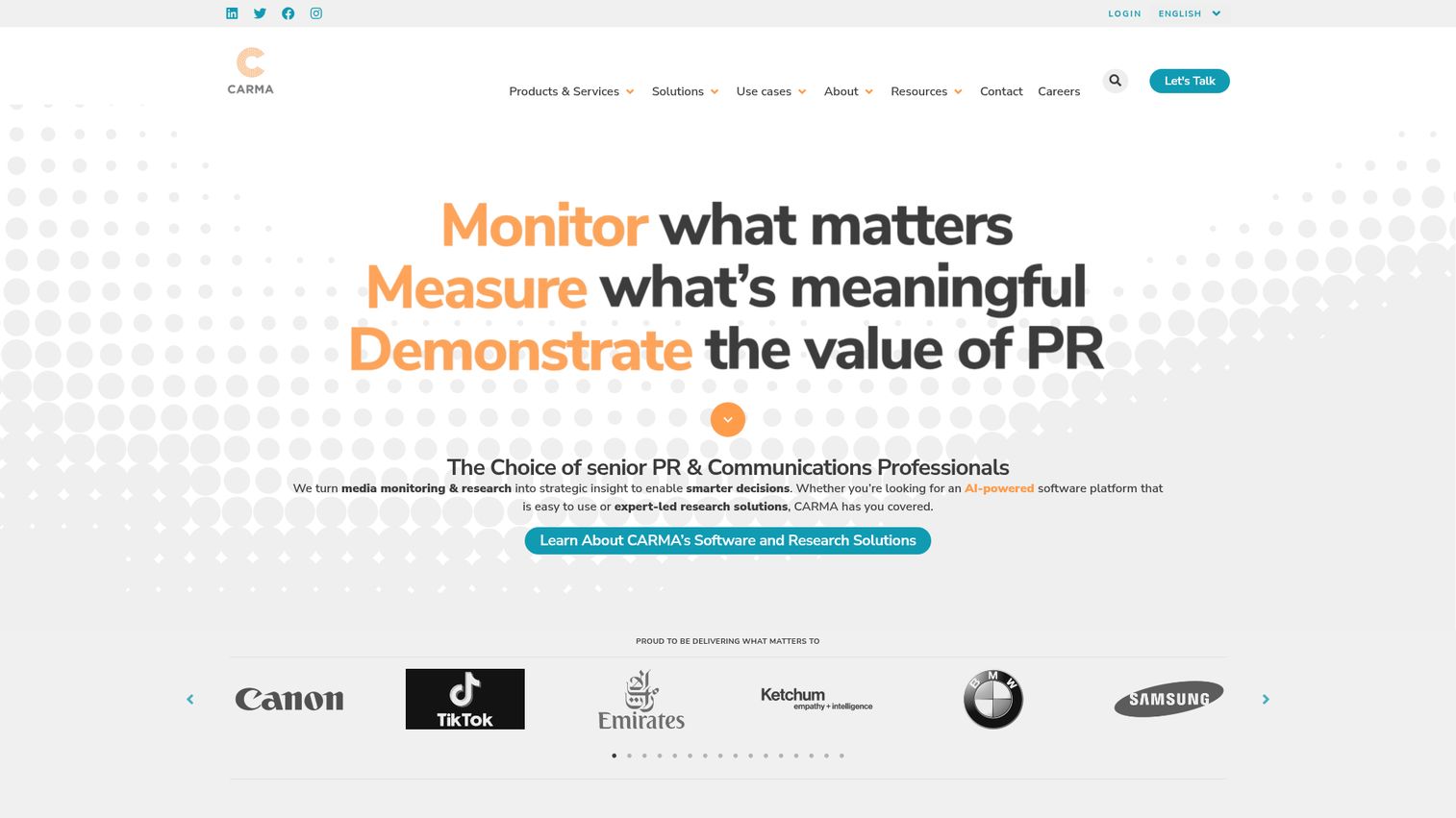 CARMA homepage