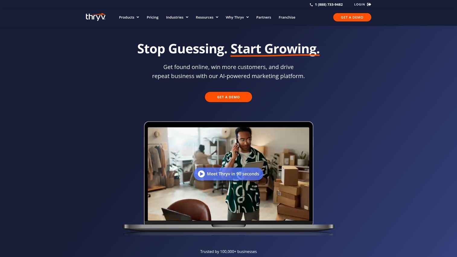 Thryv homepage