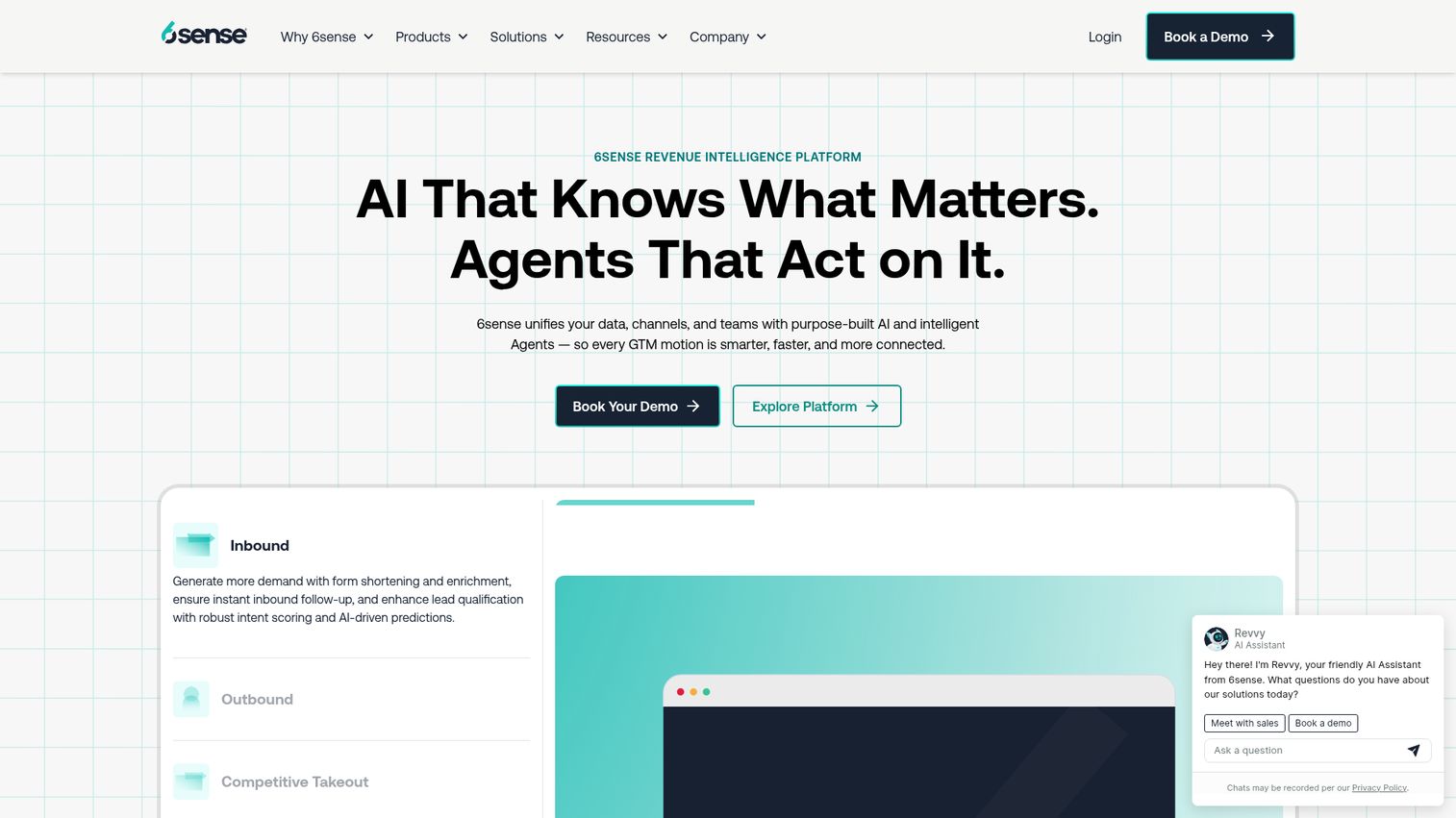 6sense homepage