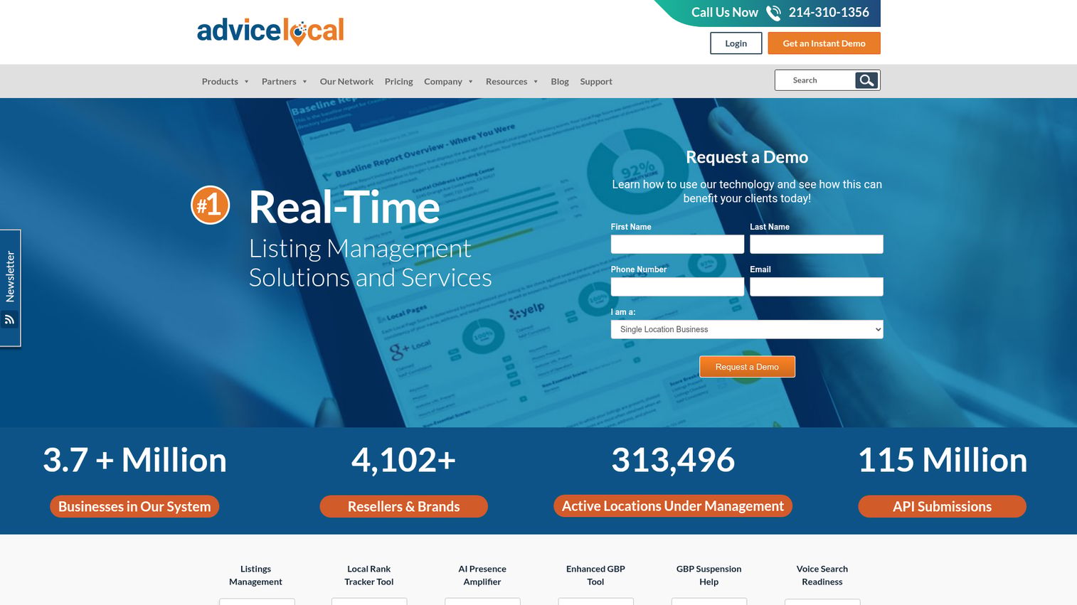 Advice Local homepage