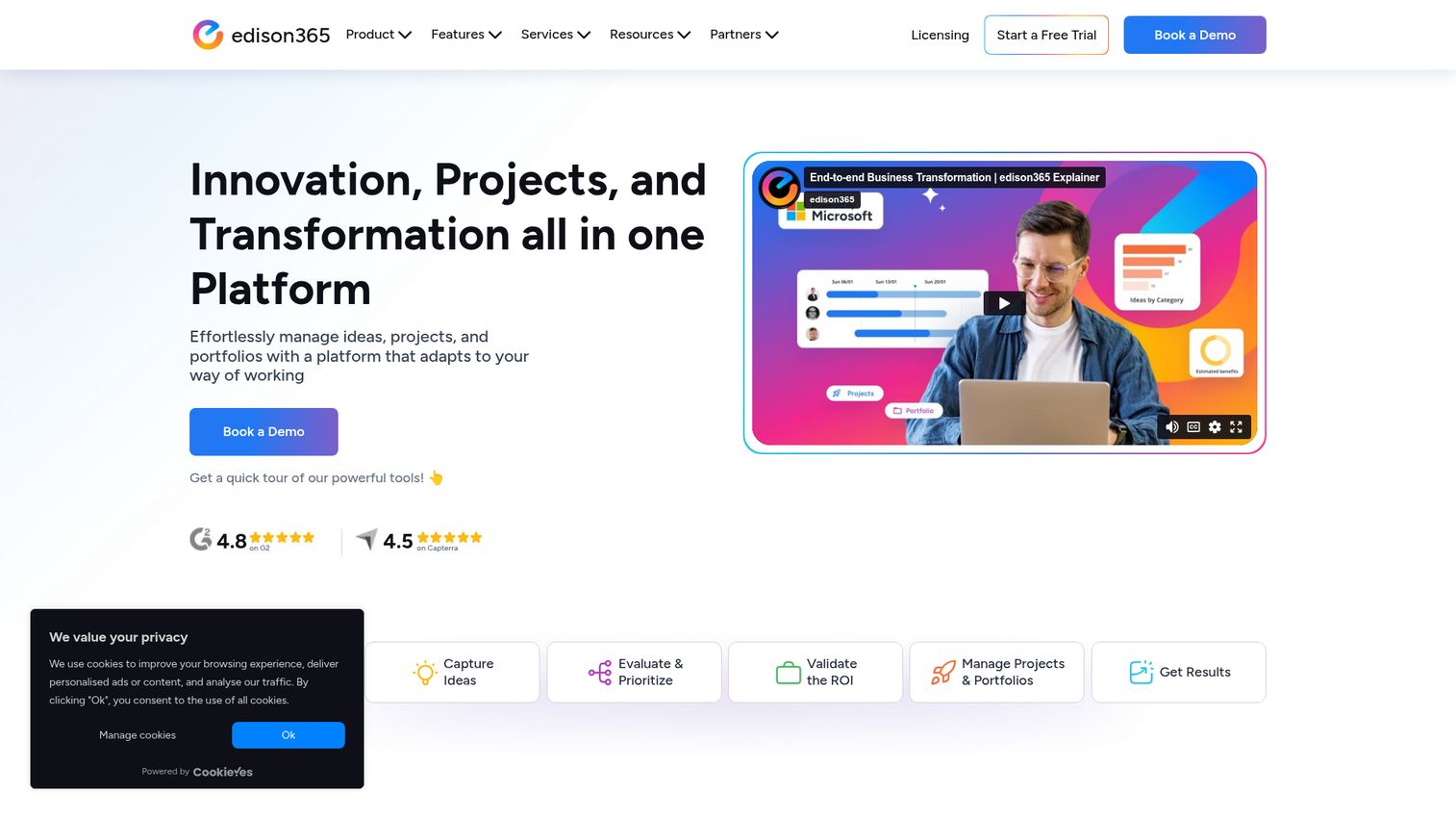 edison365 homepage