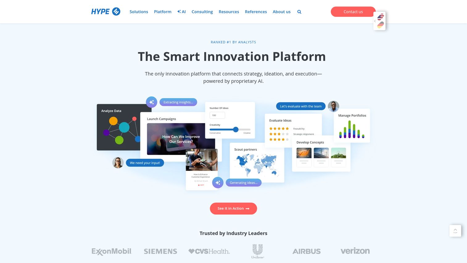 HYPE Innovation homepage