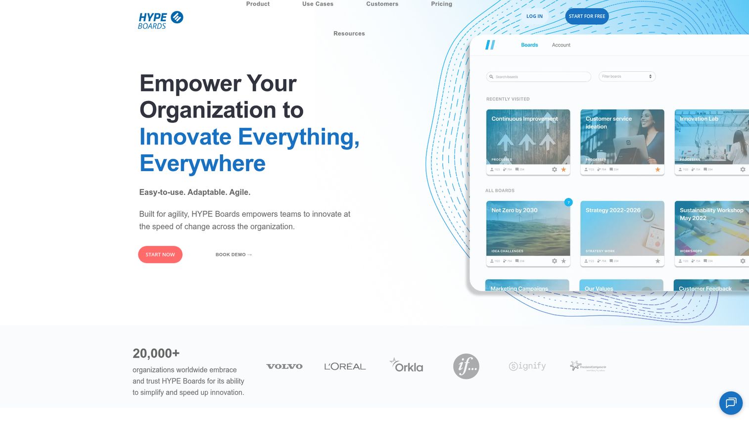 Viima homepage