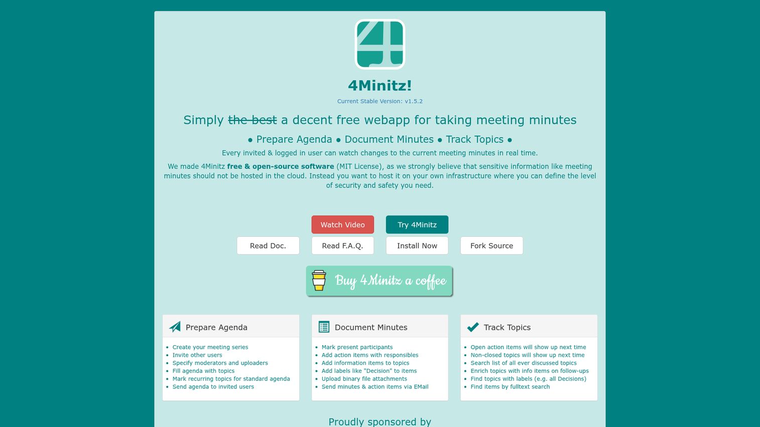 4Minitz homepage