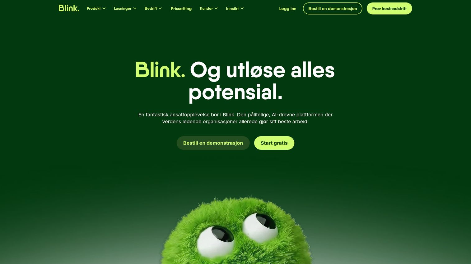 Blink homepage