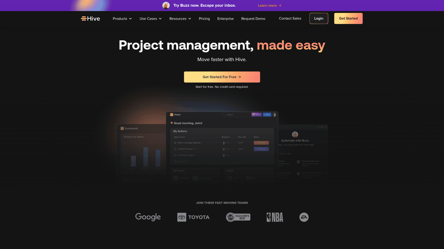 Hive homepage