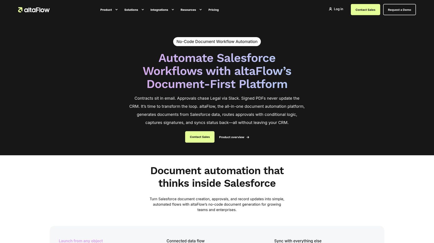 altaFlow homepage