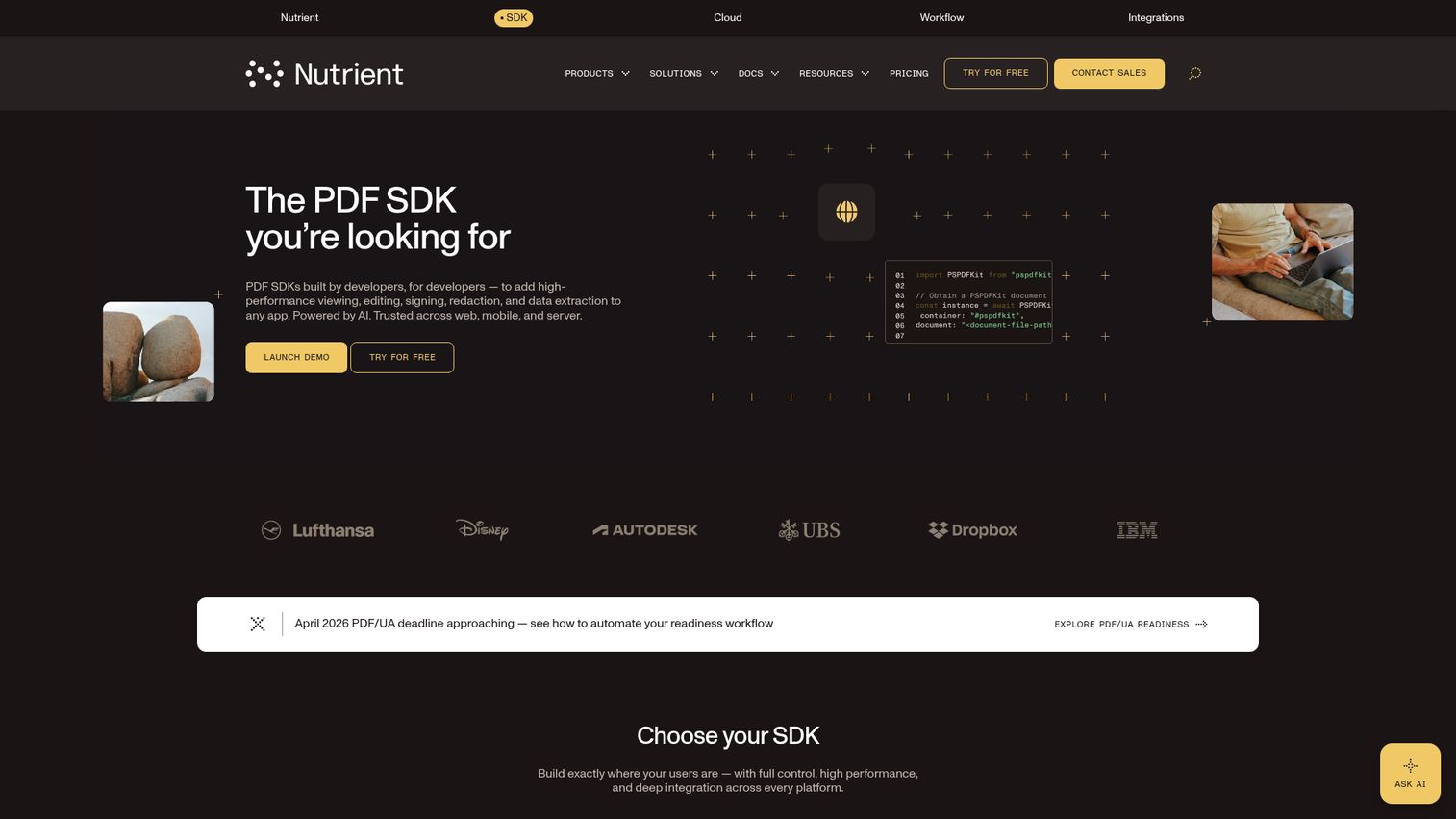 Nutrient homepage