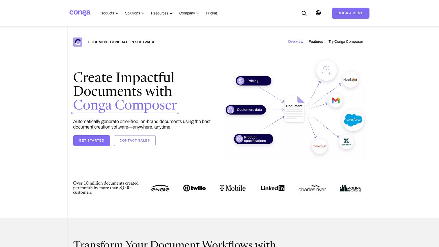 Conga Composer homepage