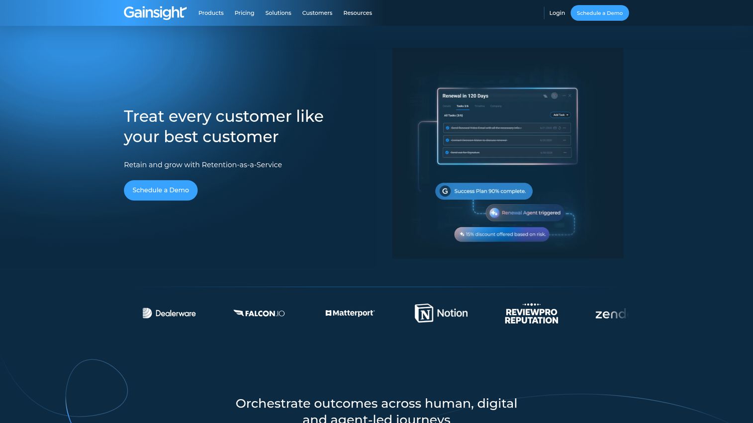 Gainsight homepage