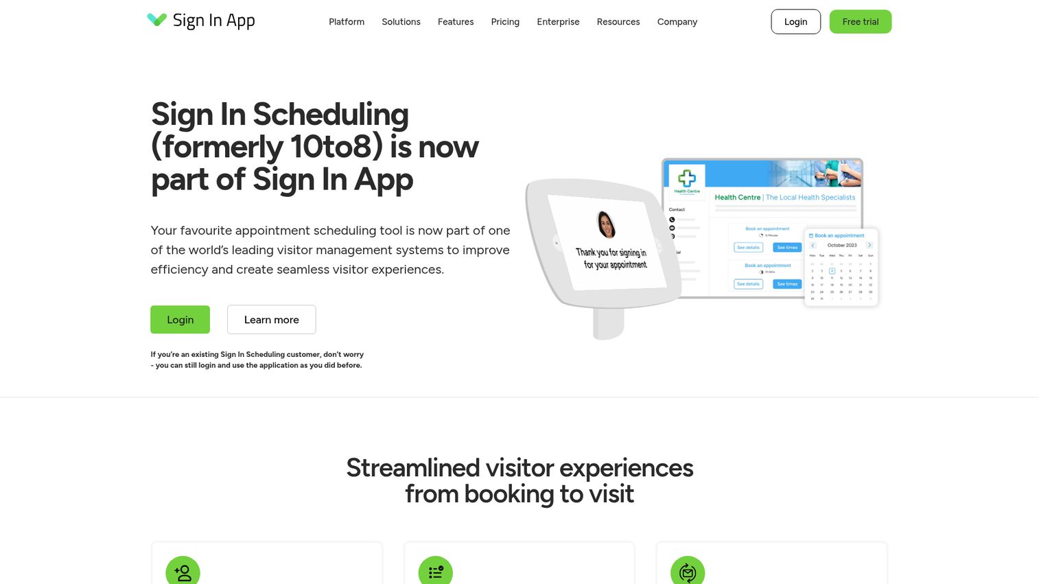 10to8 homepage