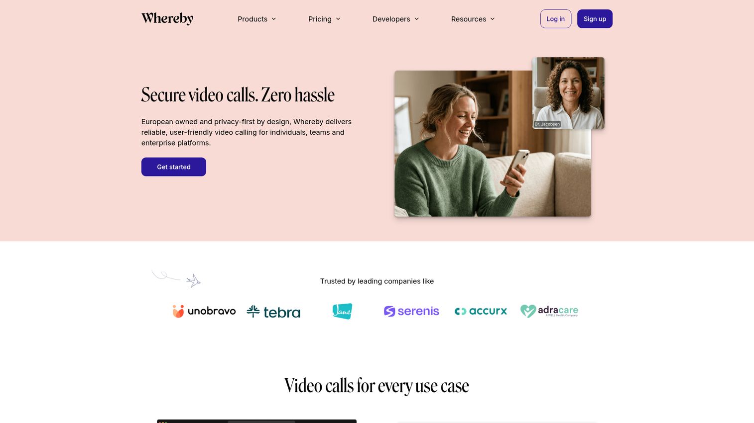 Whereby homepage