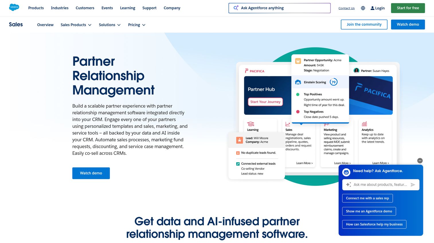 Salesforce PRM channel enablement tool
