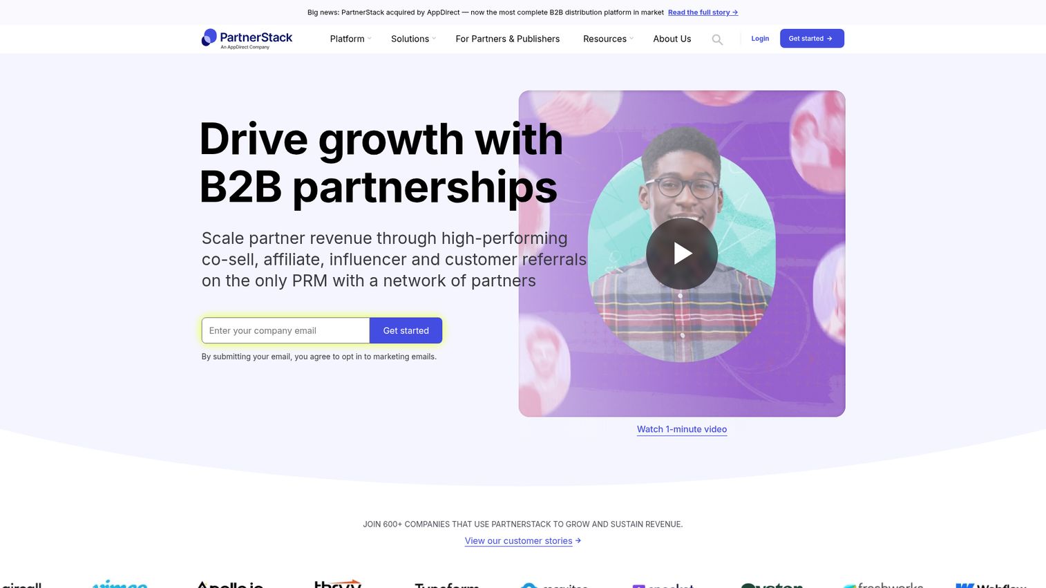 PartnerStack channel enablement tool