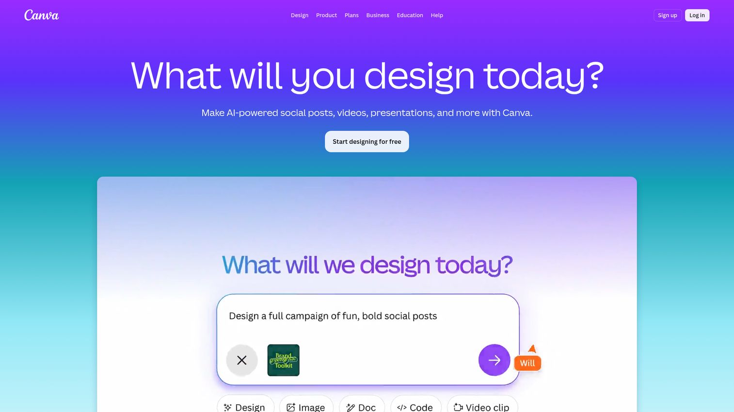 Canva design platform