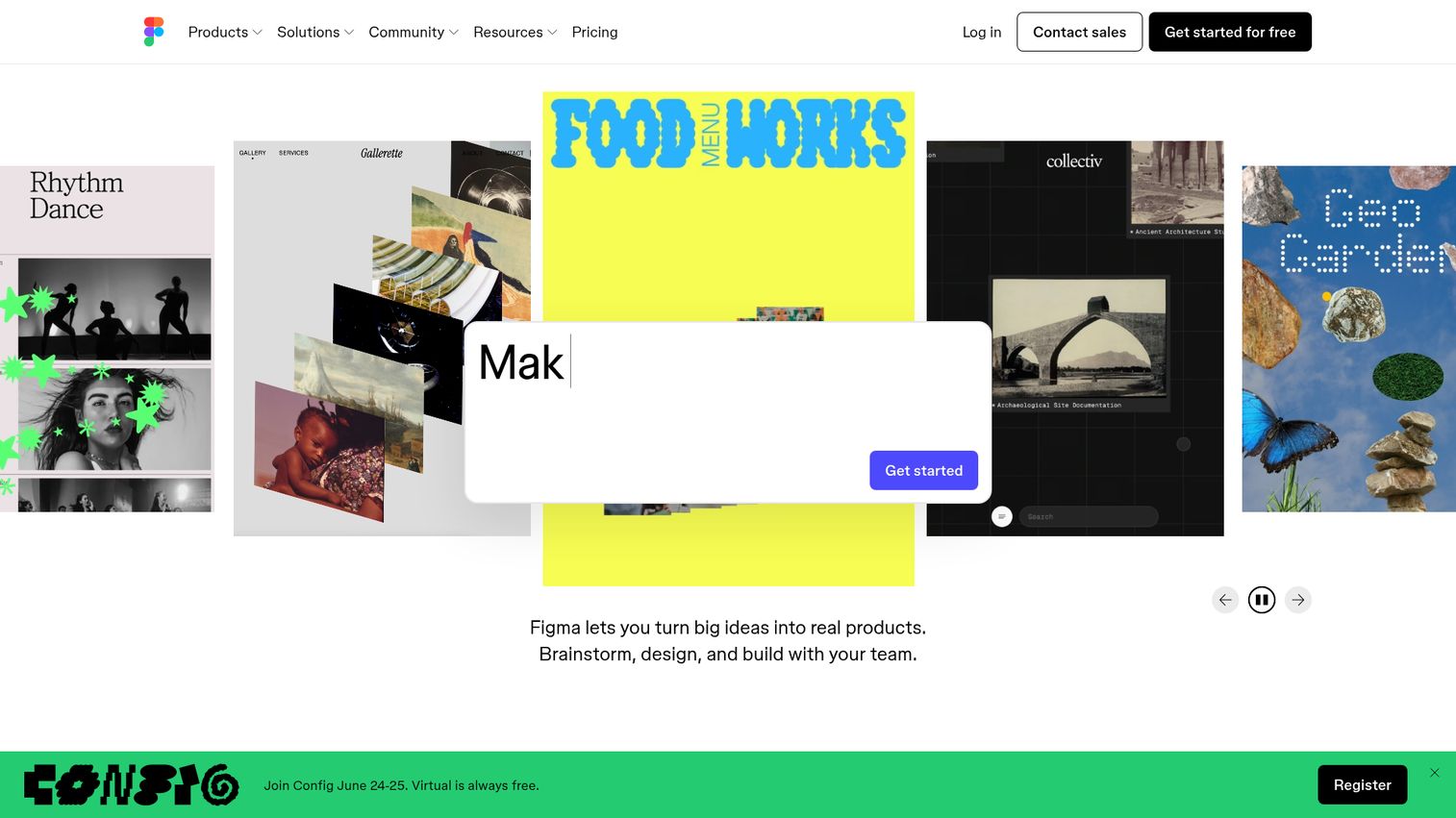 Figma design collaboration platform