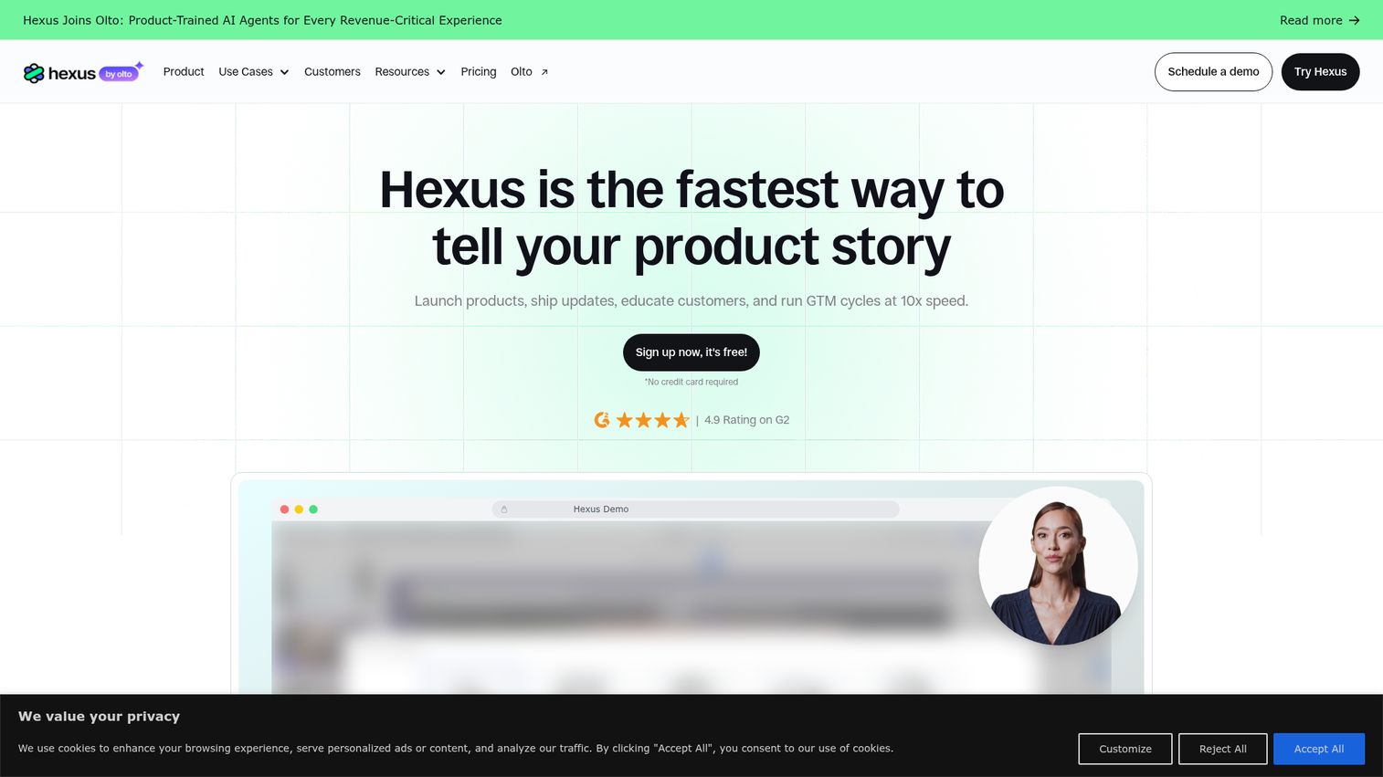 Hexus AI demo platform