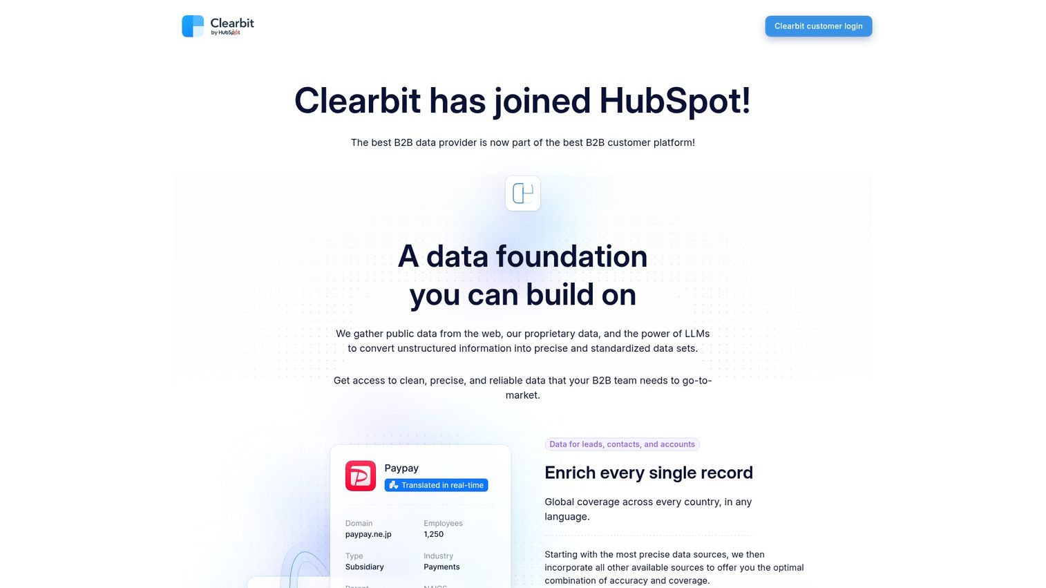 10. Clearbit