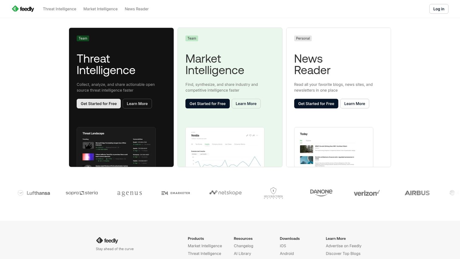 8. Feedly Market Intelligence