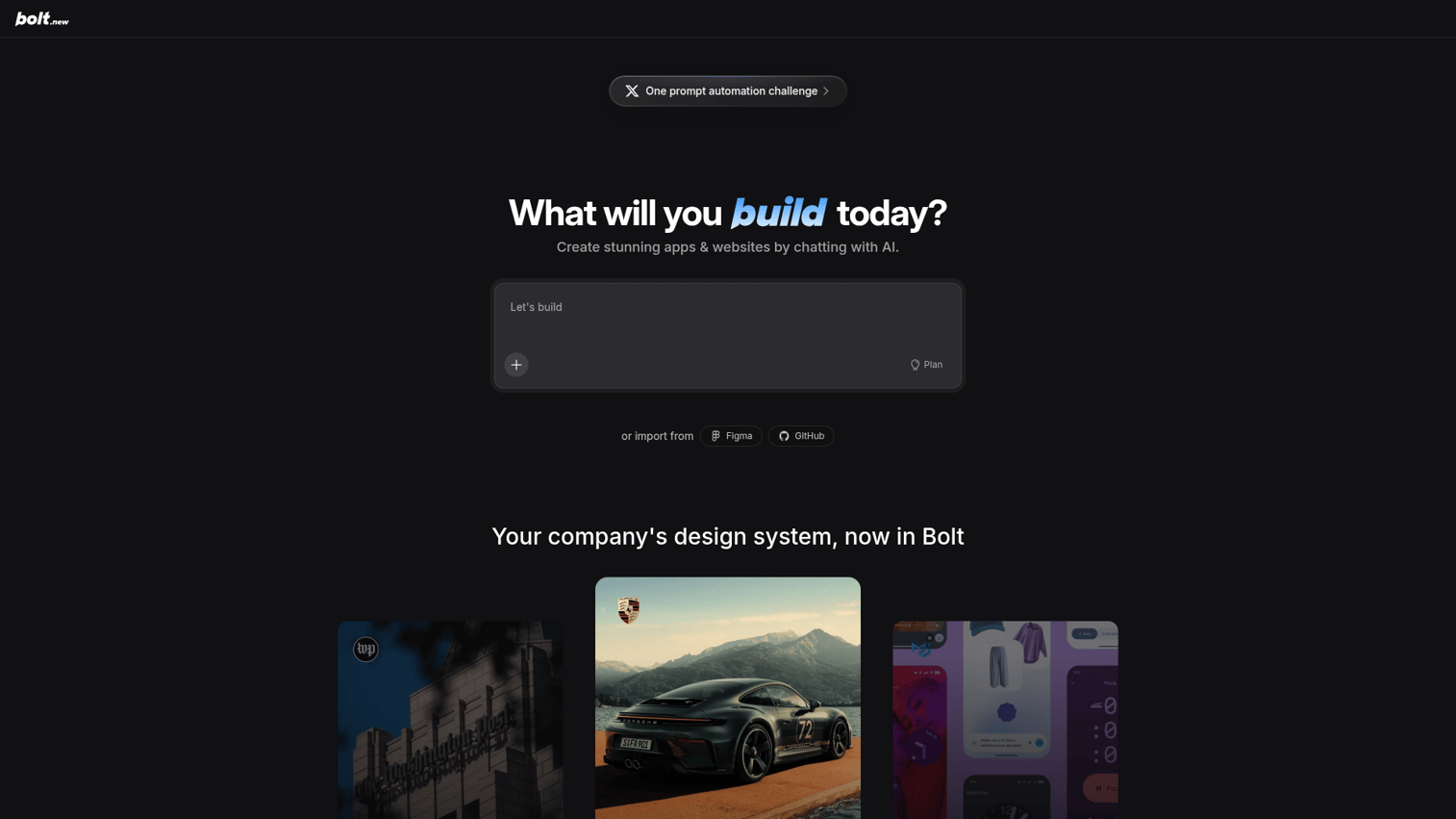1. Bolt.new