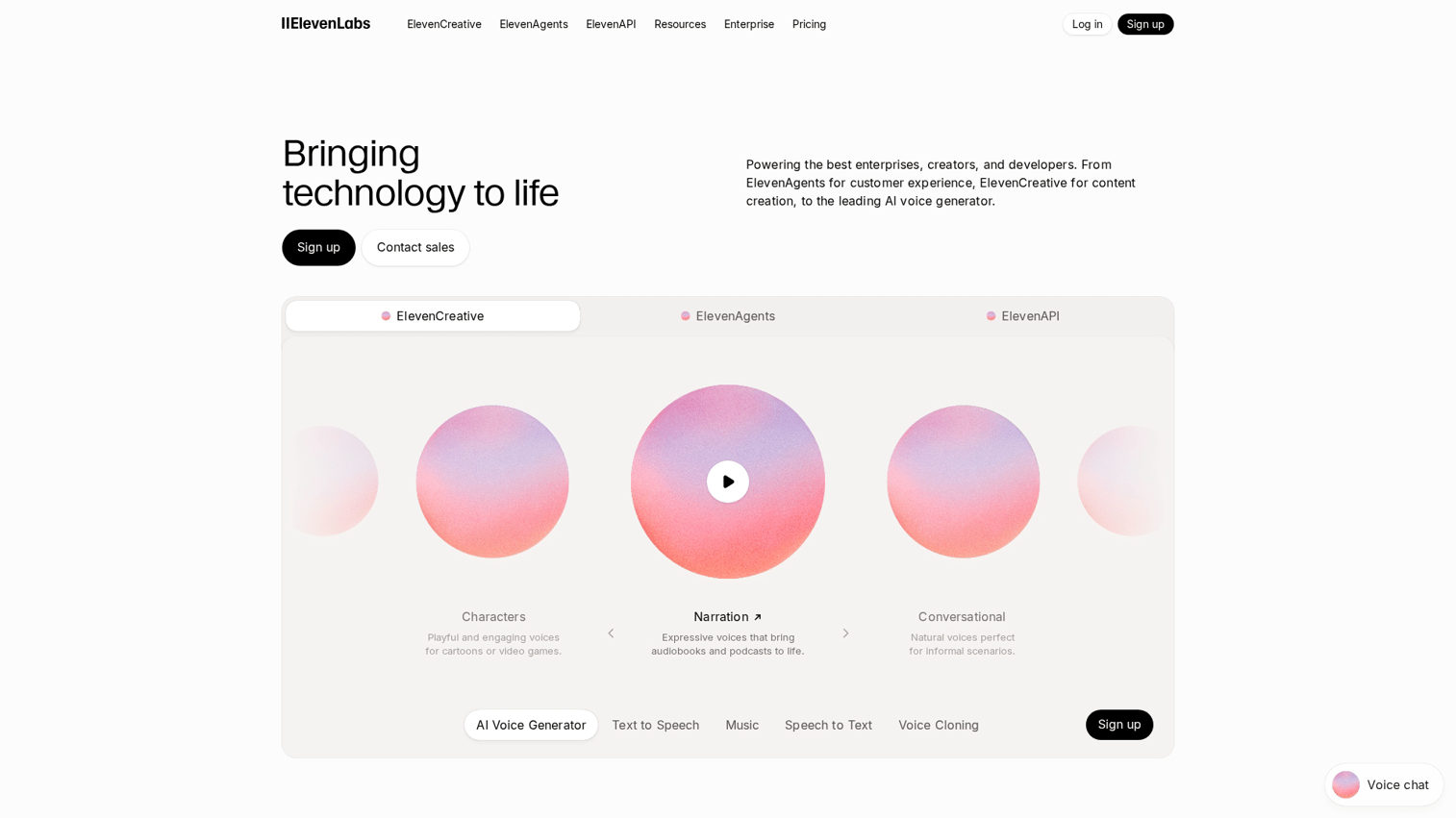 1. ElevenLabs