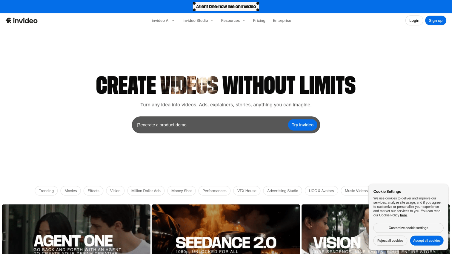 10. Invideo AI