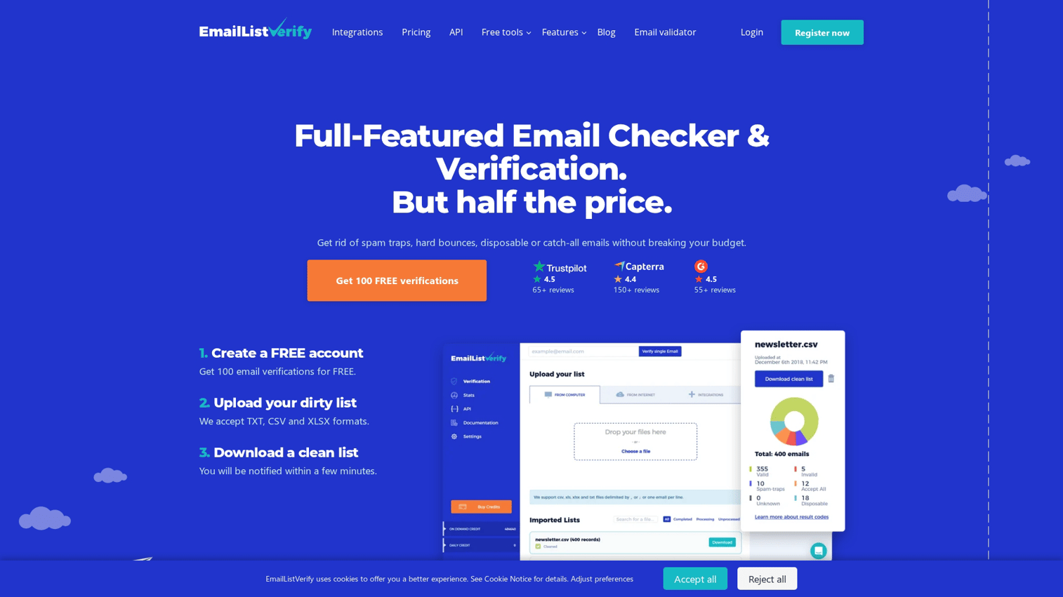 9. EmailListVerify