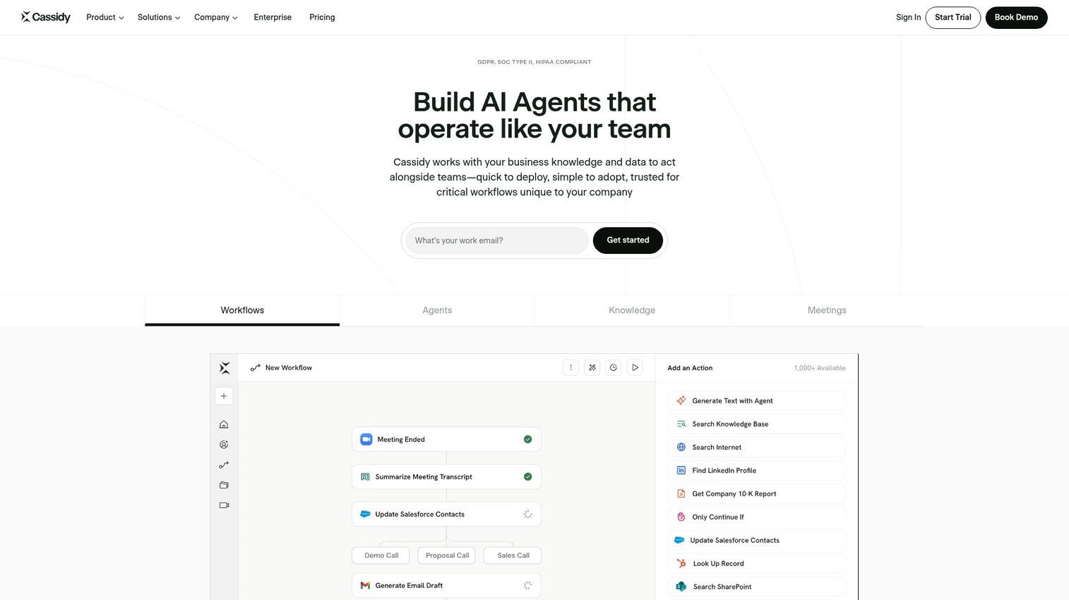 Cassidy AI knowledge-grounded agents