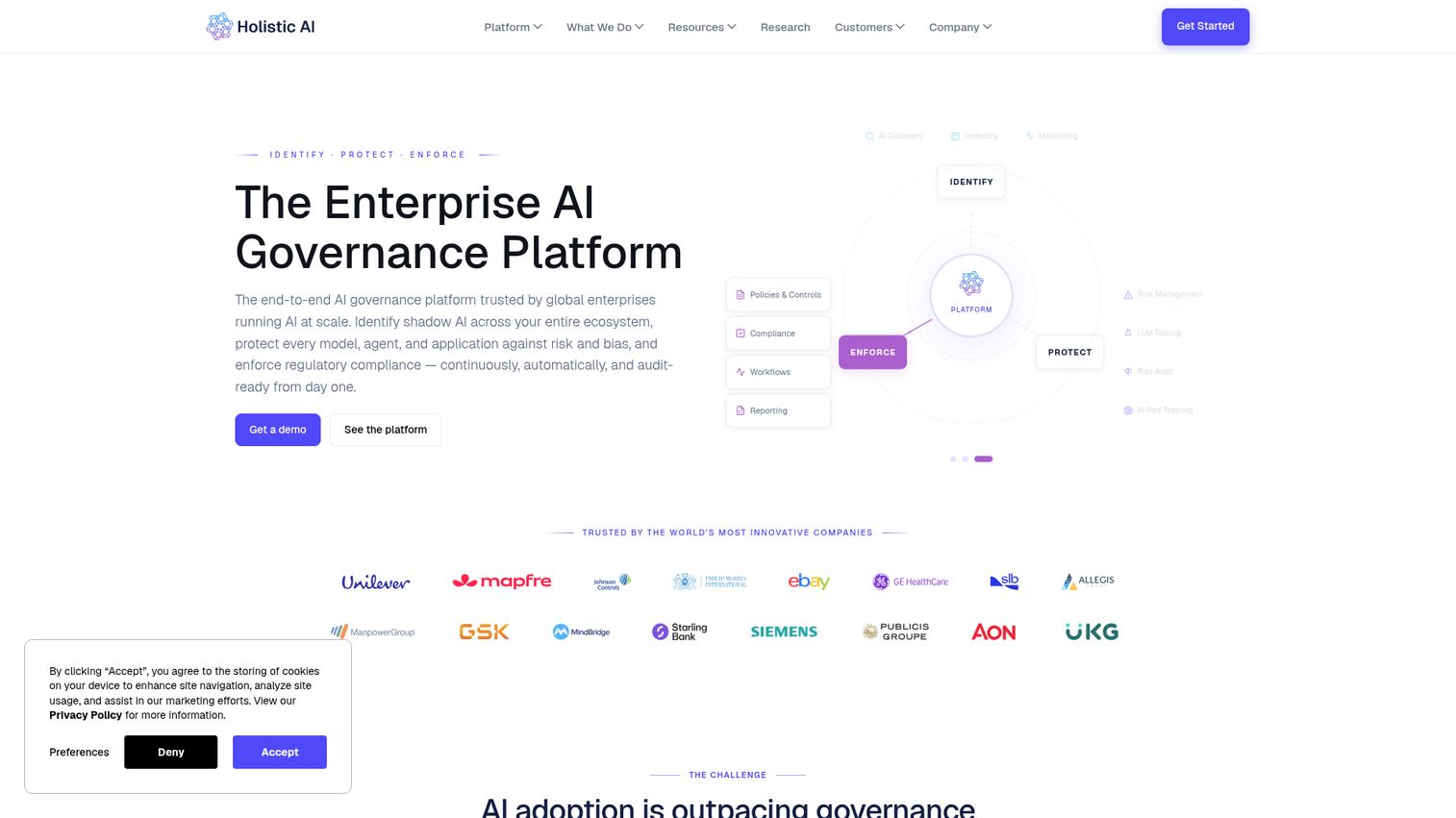 Holistic AI homepage