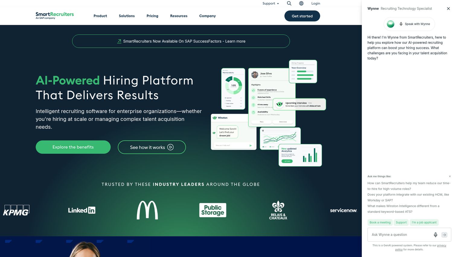 SmartRecruiters enterprise TA suite