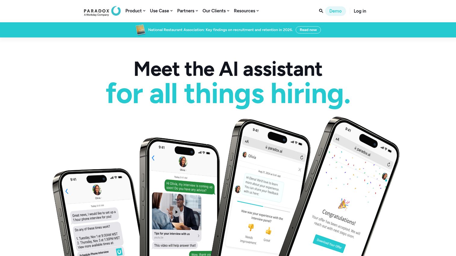 Paradox AI recruiting platform