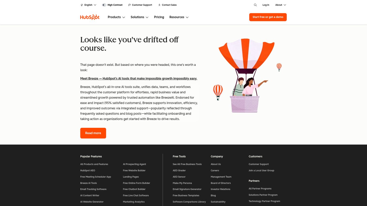 Breeze Intelligence by HubSpot homepage