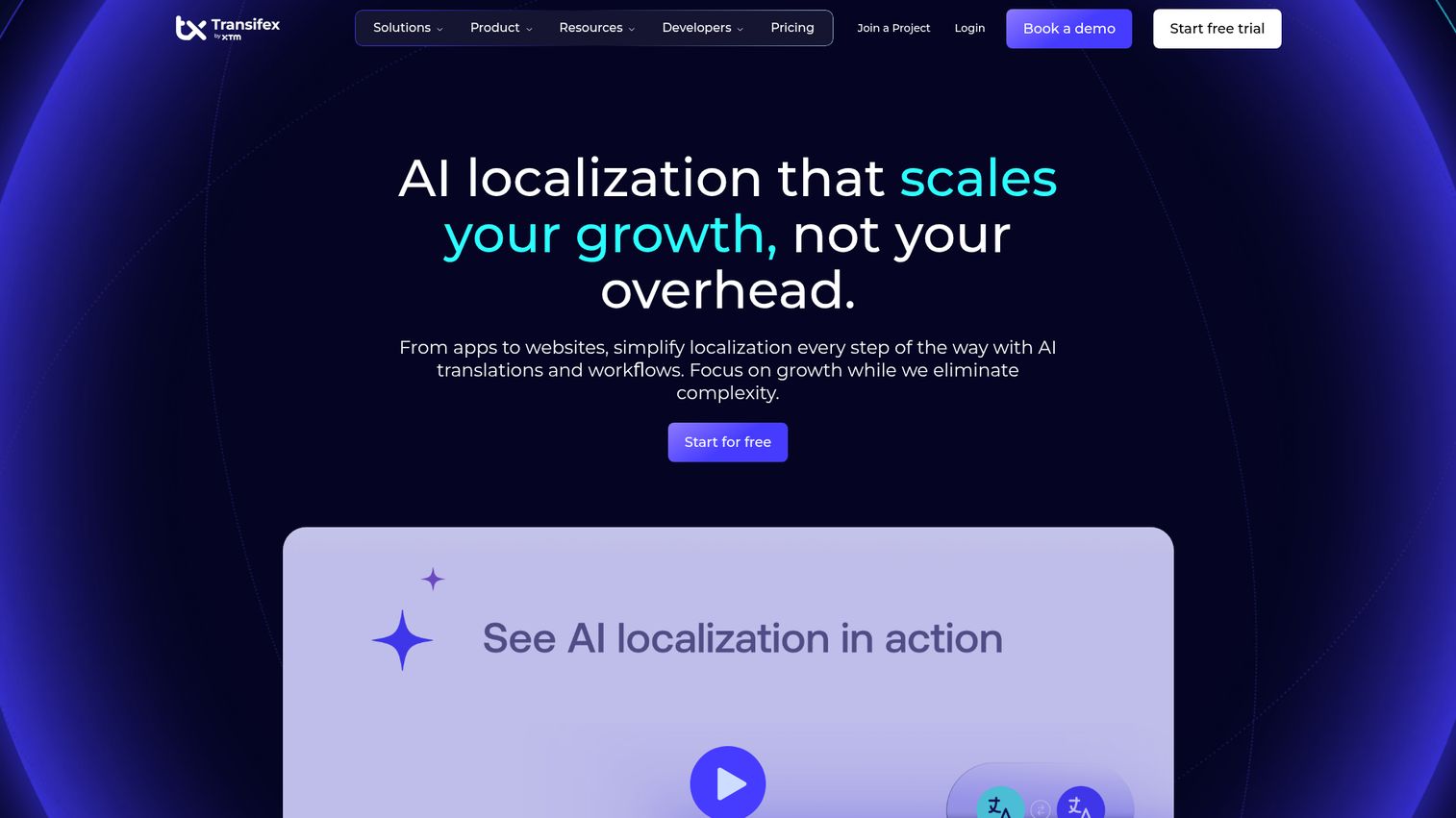 Transifex continuous localization platform