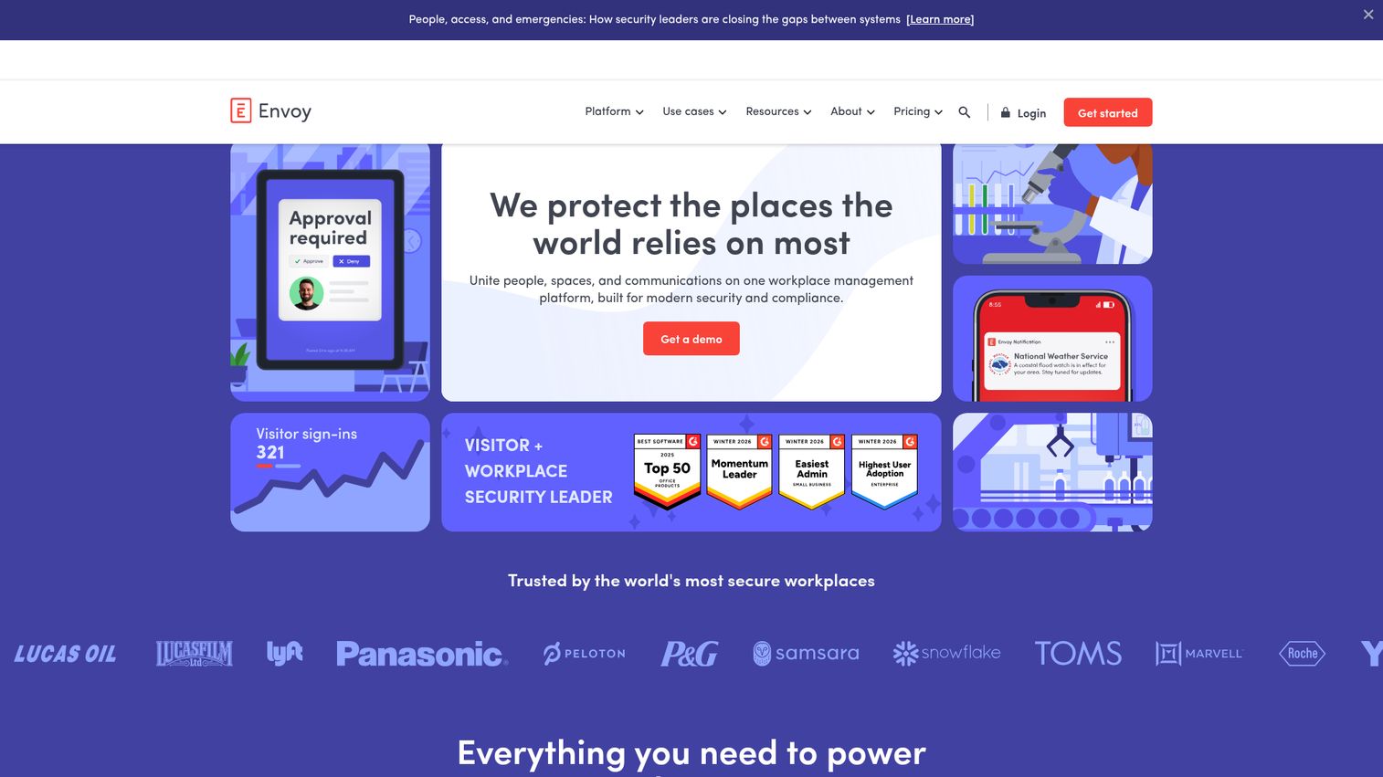 Envoy workplace platform